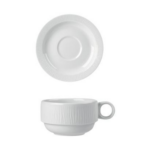 Bamboo koffiekop en schotel (per krat van 40 stuks) - Afbeelding 2