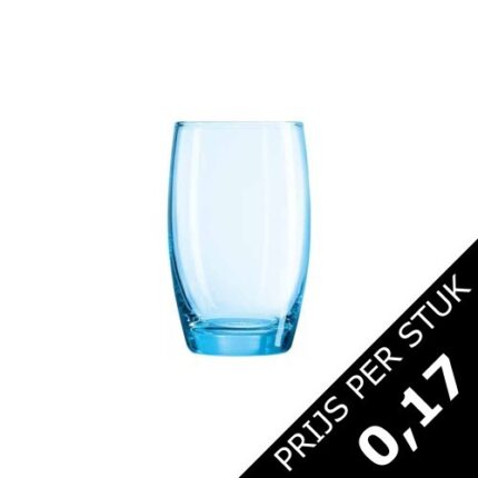 Waterglas Ice Blue 35 cl. (per korf van 24 stuks)