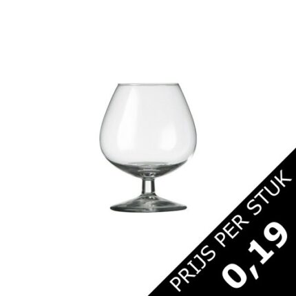Cognac glas 25 cl. (per korf van 25 stuks)