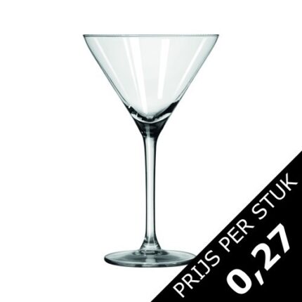 Martiniglas 26 cl. (per korf van 15 stuks)
