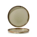 Harvest bord met rand ø 21 cm. - Linen (per krat van 20 stuks)