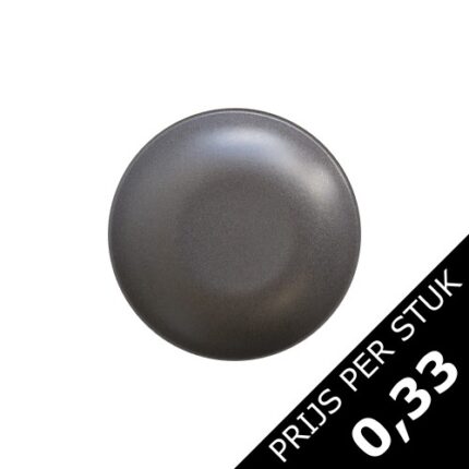 Grey Spirit - diep bord ø 21,5 cm. (per krat van 25 stuks)