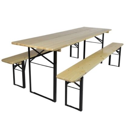 Picknickset/bierset - per set (1 tafel met 2 bankjes)