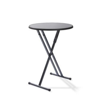 Statafel ø 85 cm. antraciet
