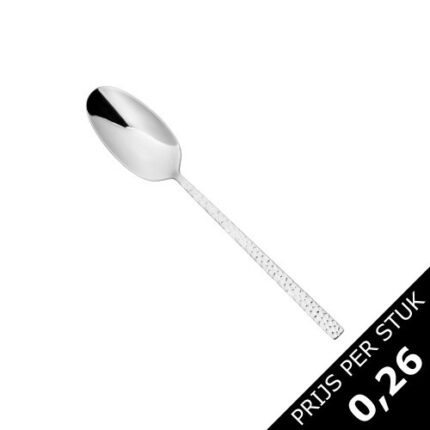 Dessertlepeltje "Hammered" (per bakje van 50 stuks)