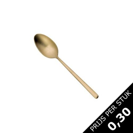 Dessertlepeltje "Goud" (per bakje van 50 stuks)