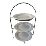 Etagere 3-laags incl. Bamboo borden