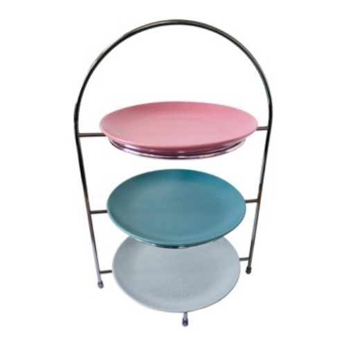 60198-etagere-3-laags-incl.-spirit-borden-assortiment1-1.jpg Etagere 3-laags incl. Assorti Spirit borden (1x green 1x grey 1x red) - Afbeelding 1