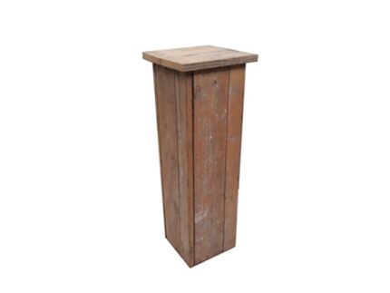 Steigerhouten zuil (40 x 40 x 74 cm)