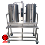 Koffiemachine 2 x 40 liter - op onderstel (400V)