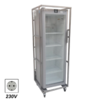 Koelkast hoogmodel met glazen deur - 360 liter (230V)
