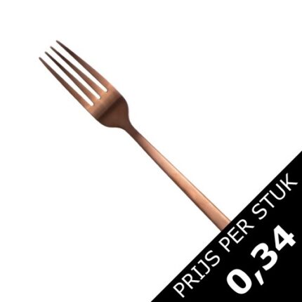 Tafelvork "Koper" (per bakje van 50 stuks)