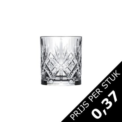 Whiskyglas "Barok/Vintage" 31,5 cl. (korf van 24 stuks)