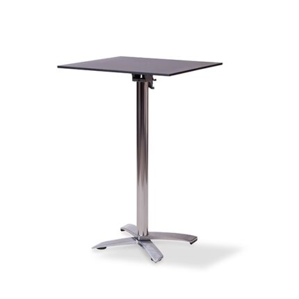Statafel "Allure" zwart 70x70x110 cm (lxbxh)