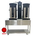 Koffiemachine 2 x 20 liter - op onderstel (400V)
