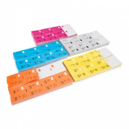 Garderobenummers papier- per 100 sets (verkoop)