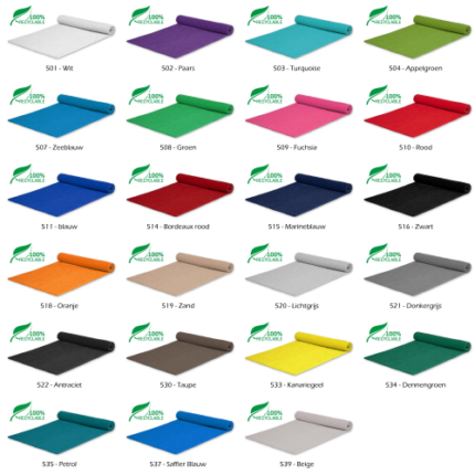 Luxe Recycle loper - diverse kleuren (prijs per m2)