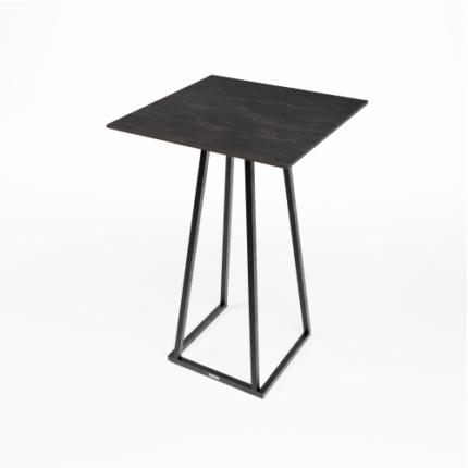 Statafel "Olly" (80x80x110cm) | Black Moon