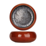 Elements bowl 12,6 x 5,9(h) cm. - Maroon (per krat van 6 stuks) - Afbeelding 2