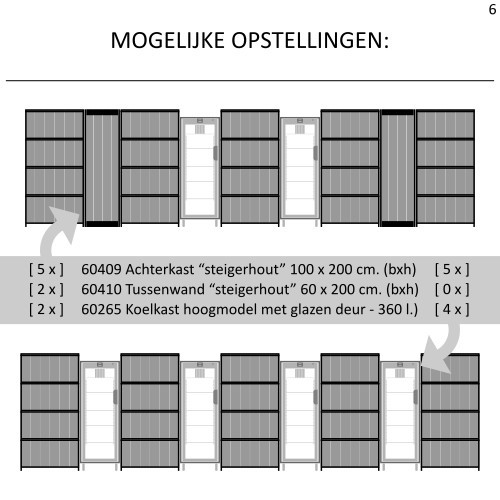 60409 achterkast “steigerhout” 100 x 200 cm. (bxh)(opstelling)(6)